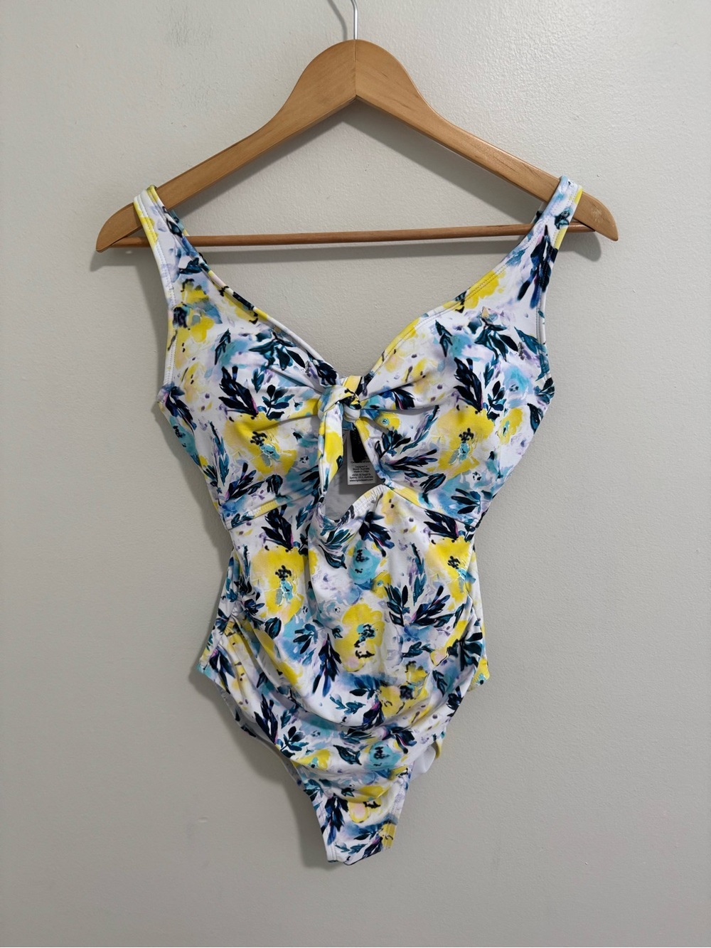 Niptuck Swim Cutout Front Tie Underwire Swimsuit